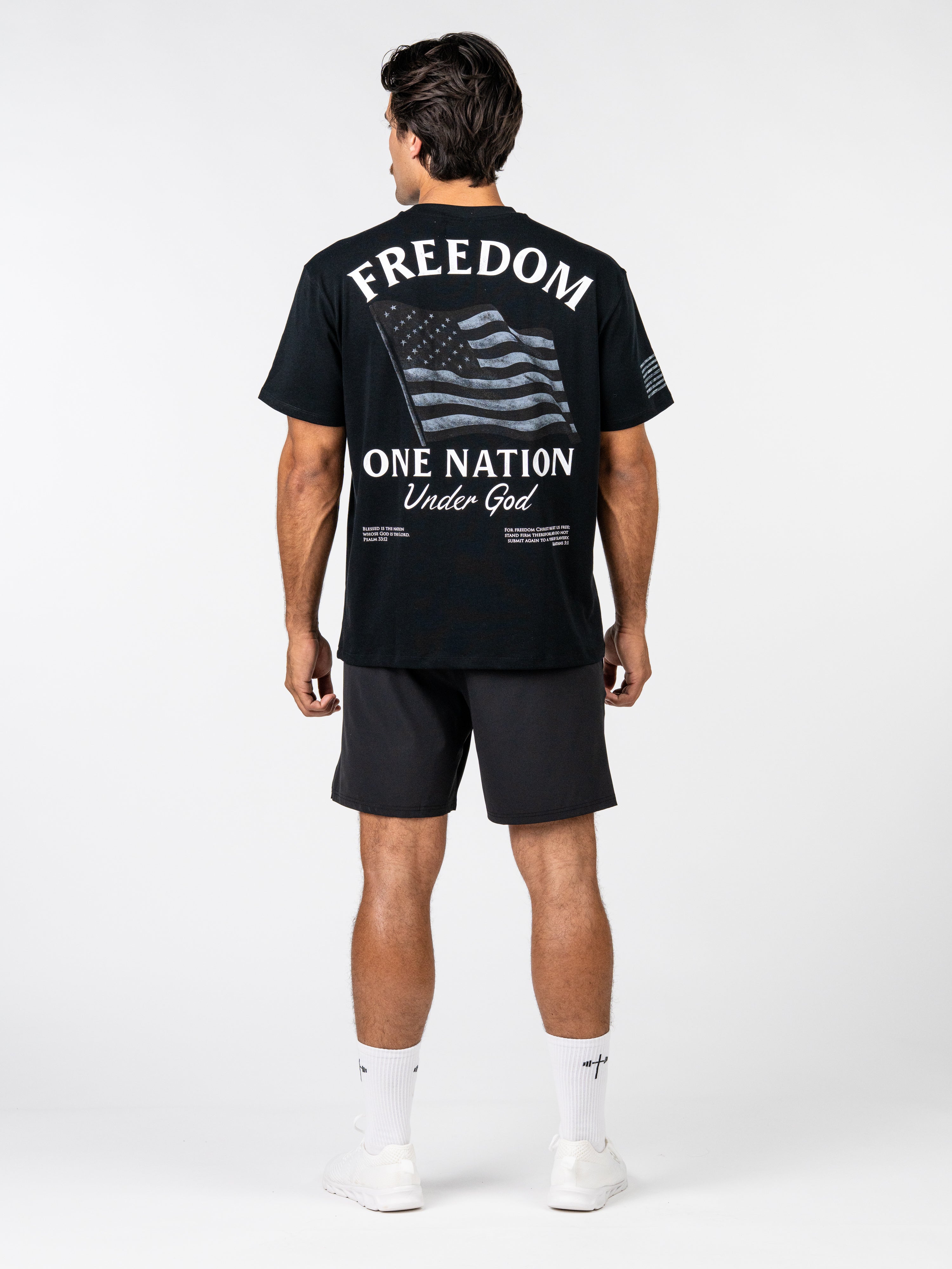 One Nation Under God Oversized Tee