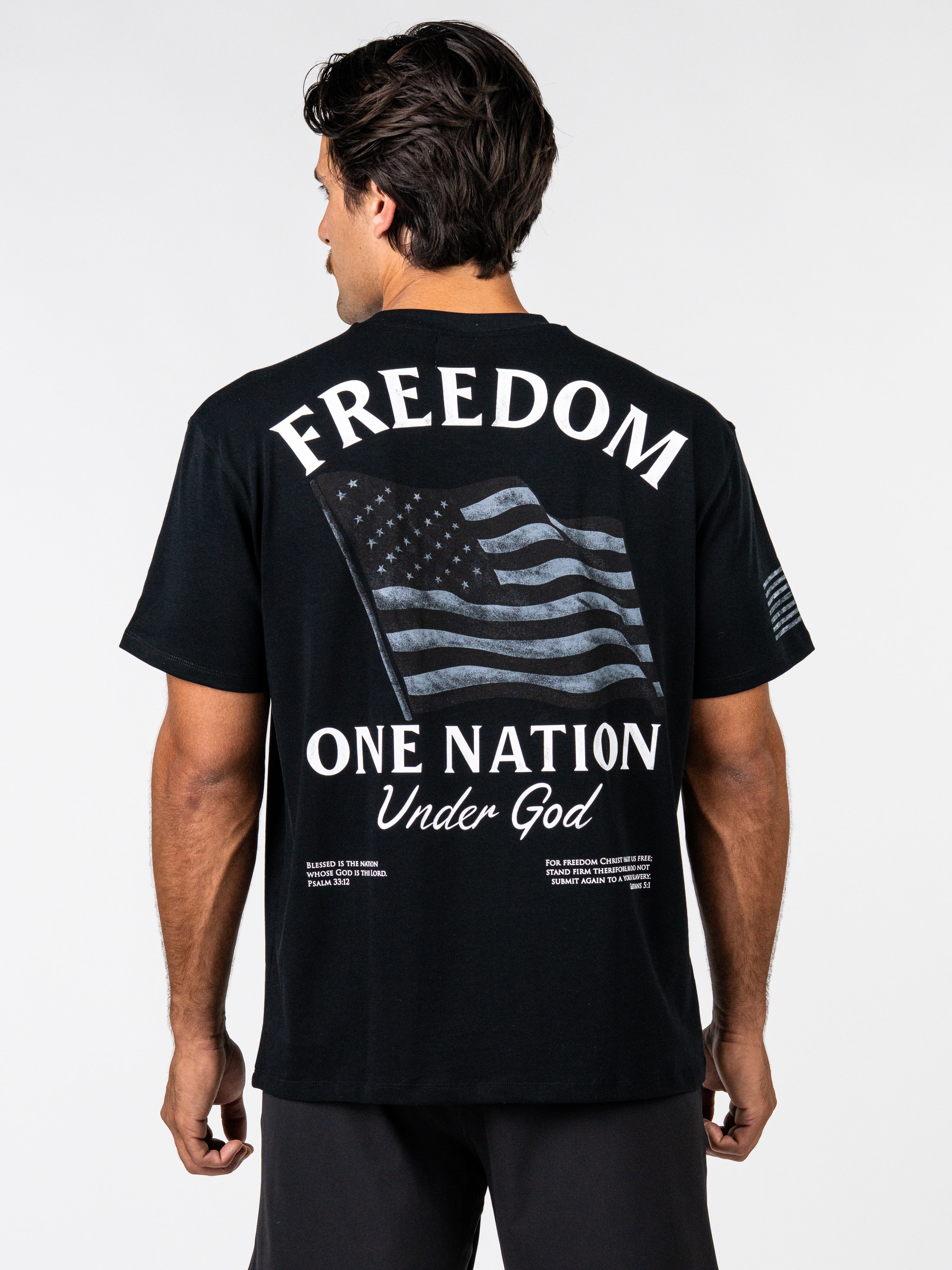 One Nation Under God Oversized Tee