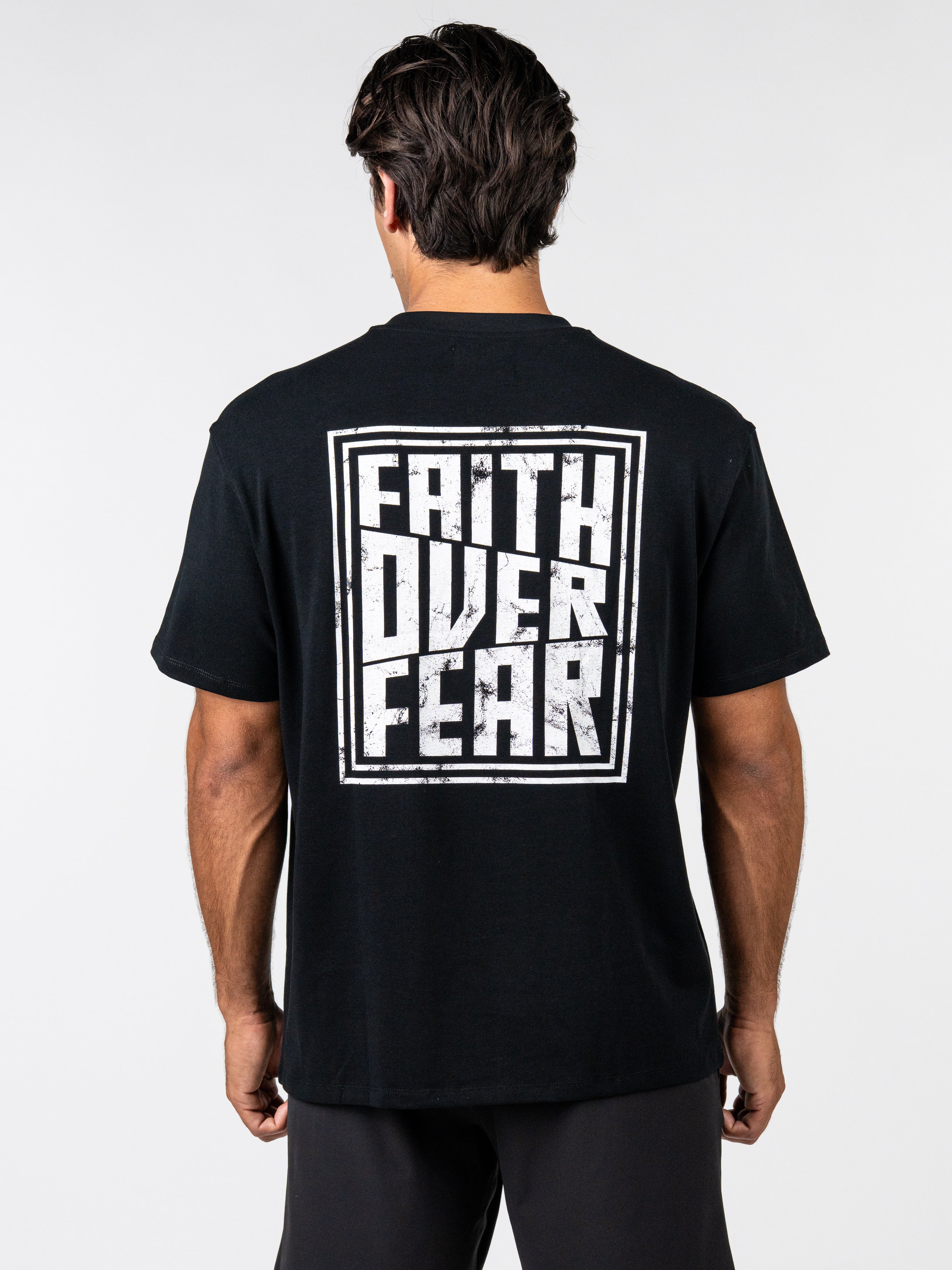 Faith Over Fear Premium Oversized Tee