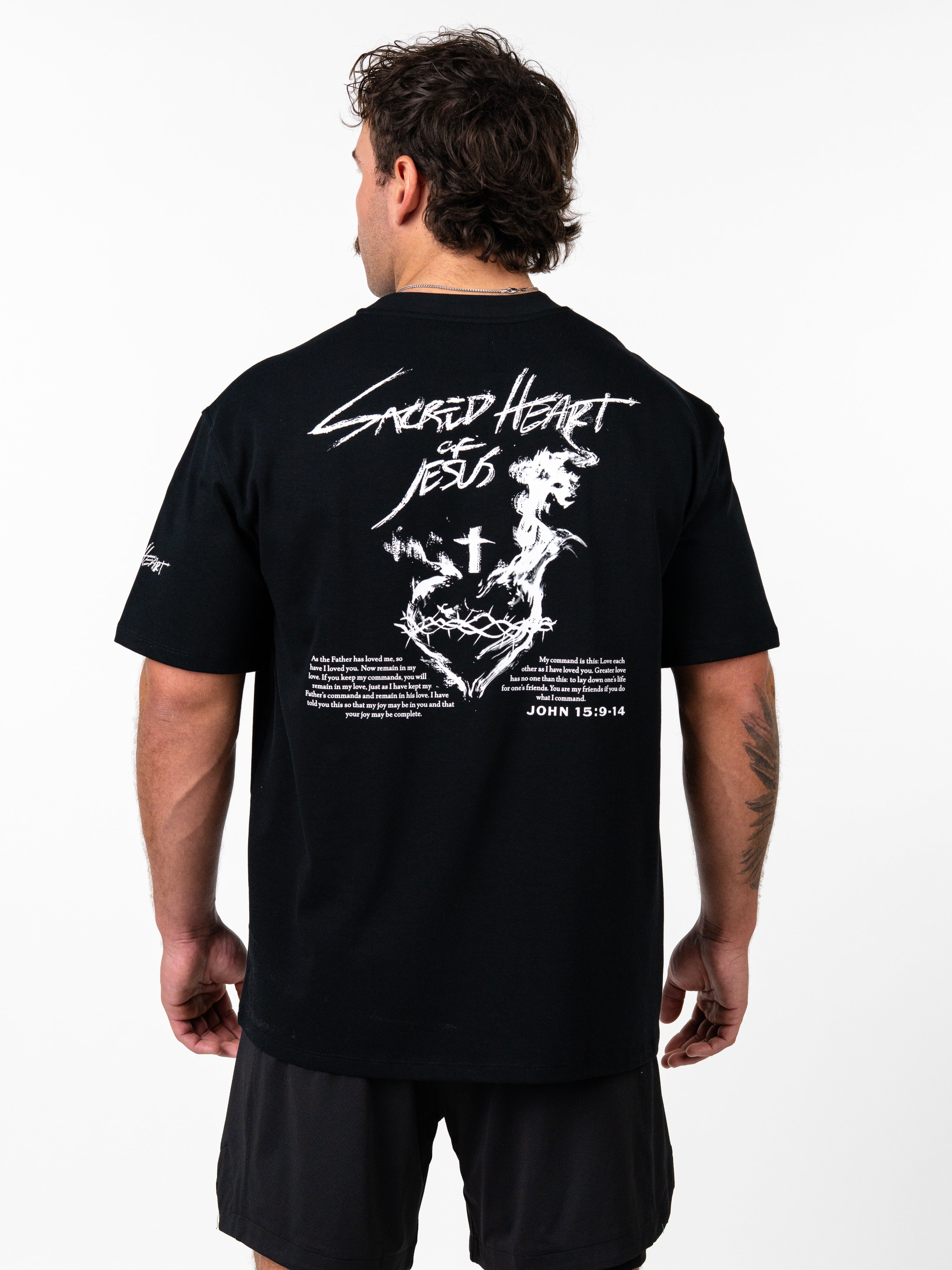 Sacred Heart Premium Oversized Tee
