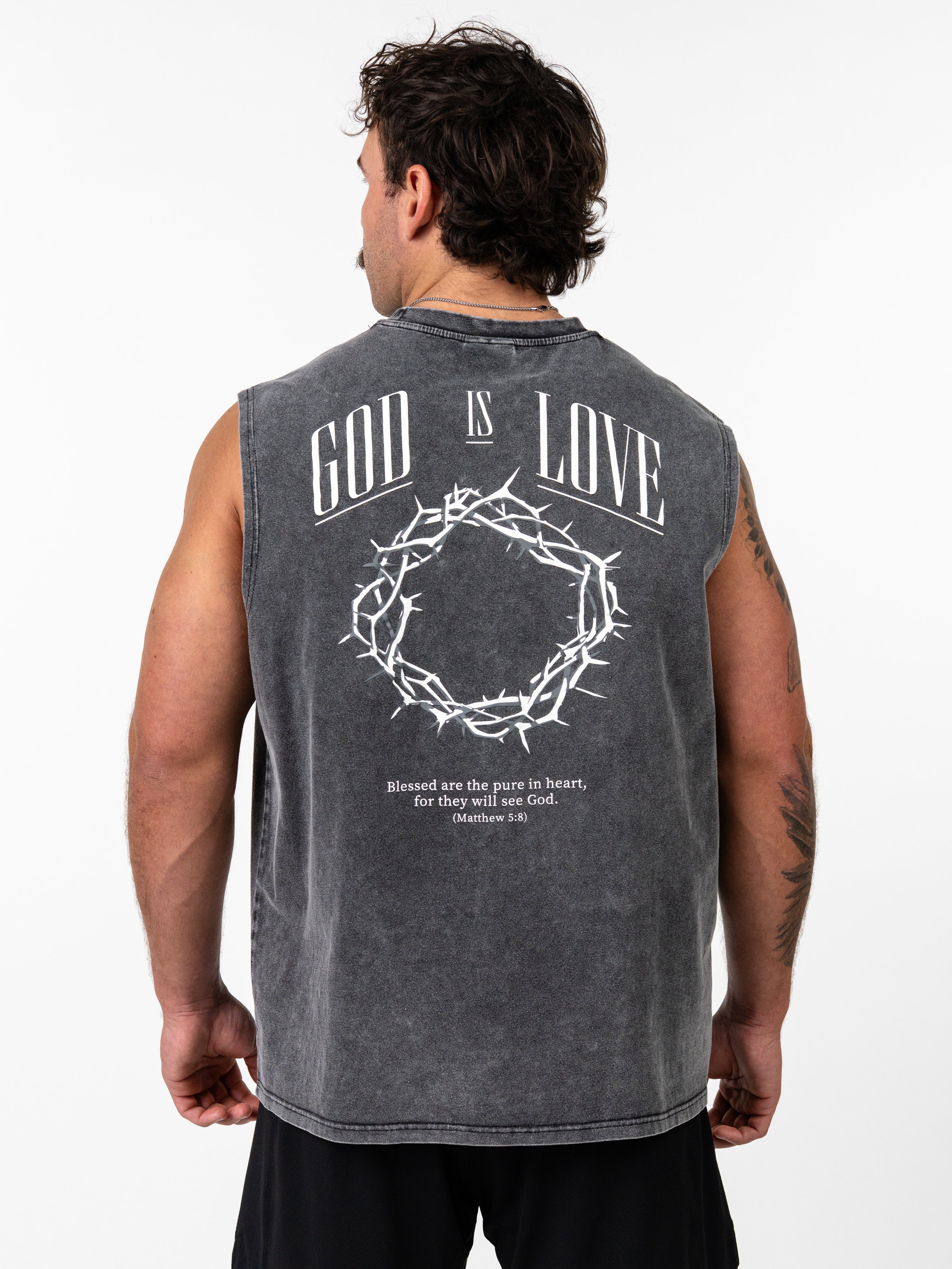 God is Love Vintage Premium Tank