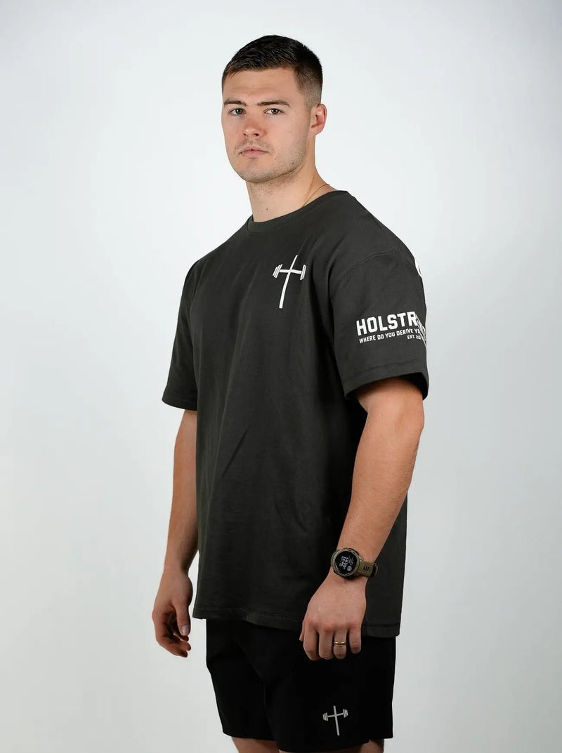 Armor Of God Oversized Tee - Black HolStrength