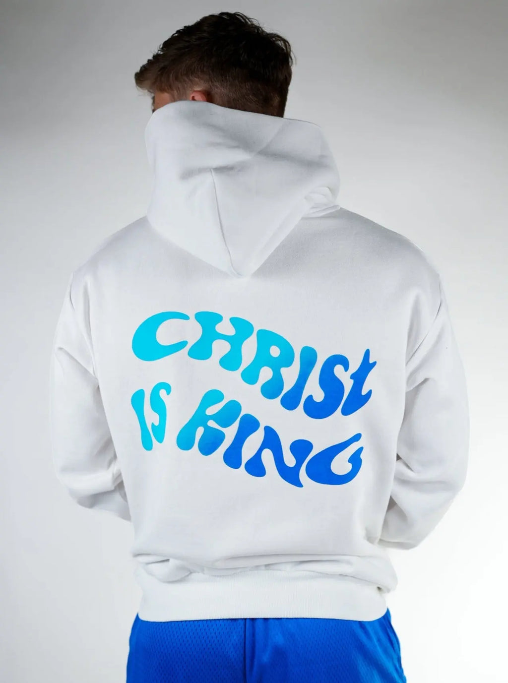Jesus is king blue hoodie Clearance