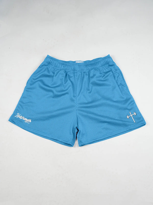 Classic Mesh Shorts - Light Blue HolStrength
