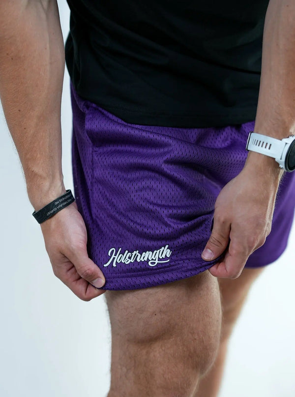 Classic Mesh Shorts - Purple HolStrength