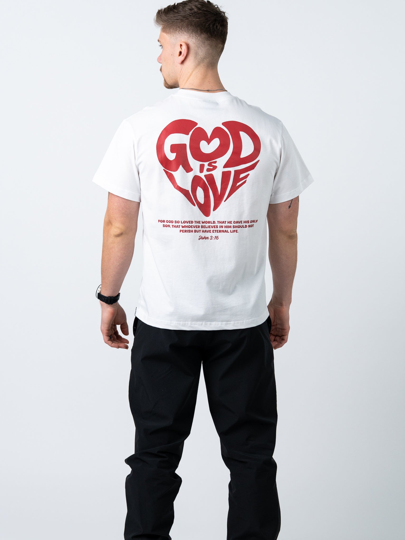 God is Love John 3:16 Premium Tee - HolStrength