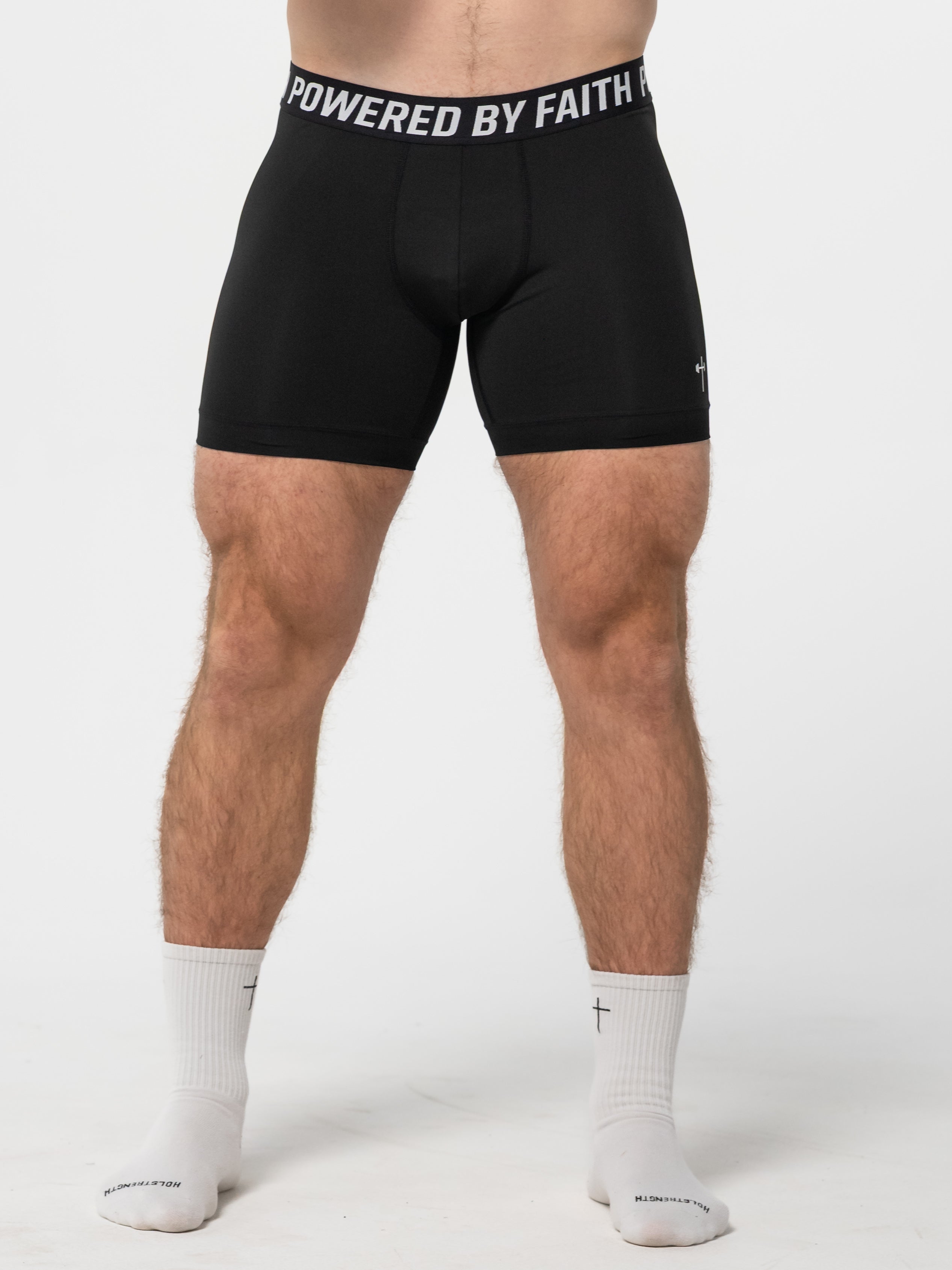 Powered By Faith Tech Boxer Briefs - HolStrength