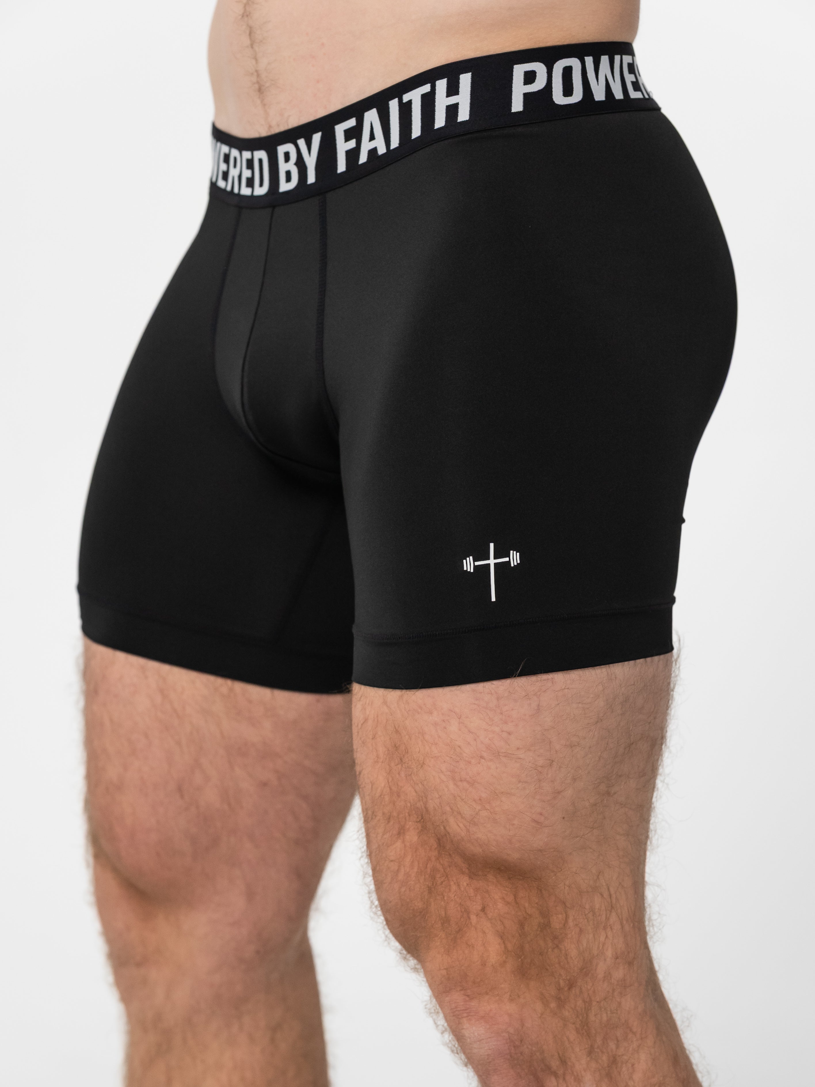 Powered By Faith Tech Boxer Briefs - HolStrength