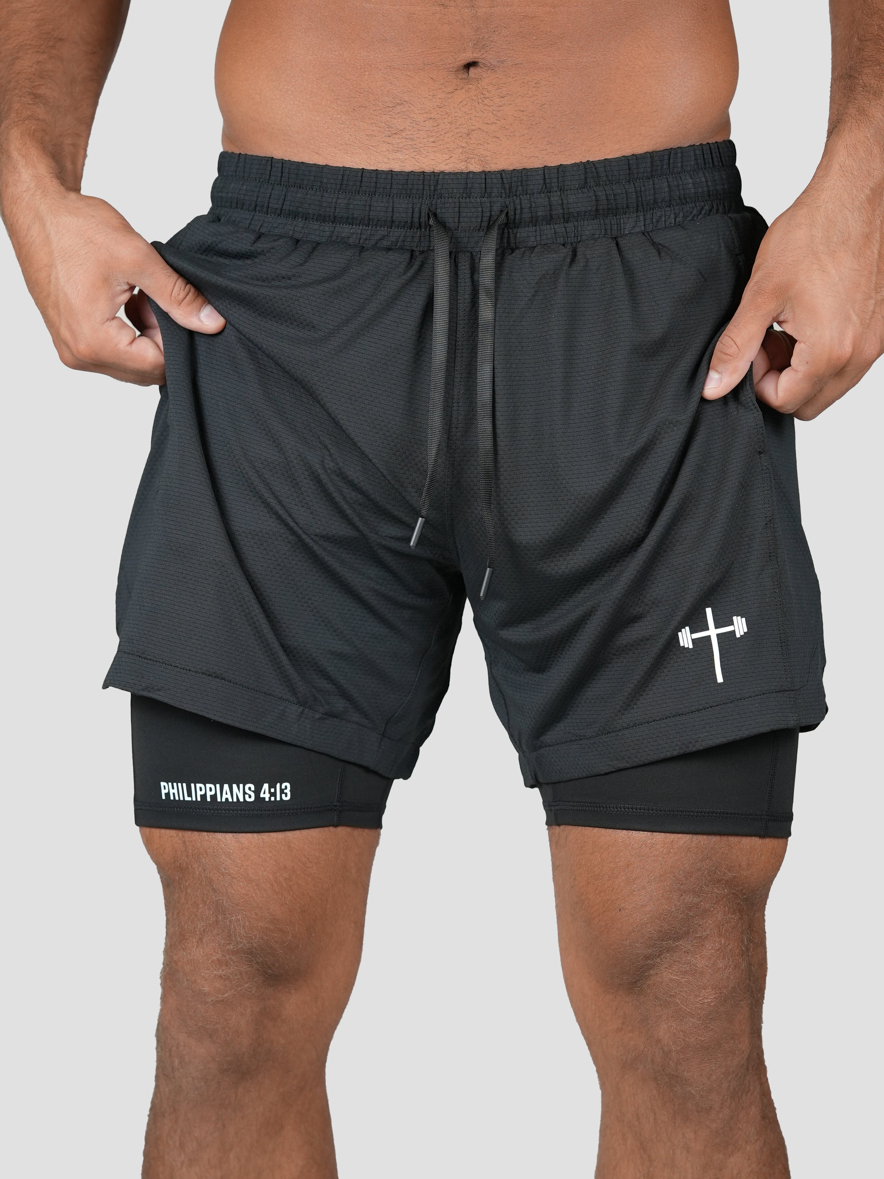 Phil 4:13 Liner Shorts - HolStrength