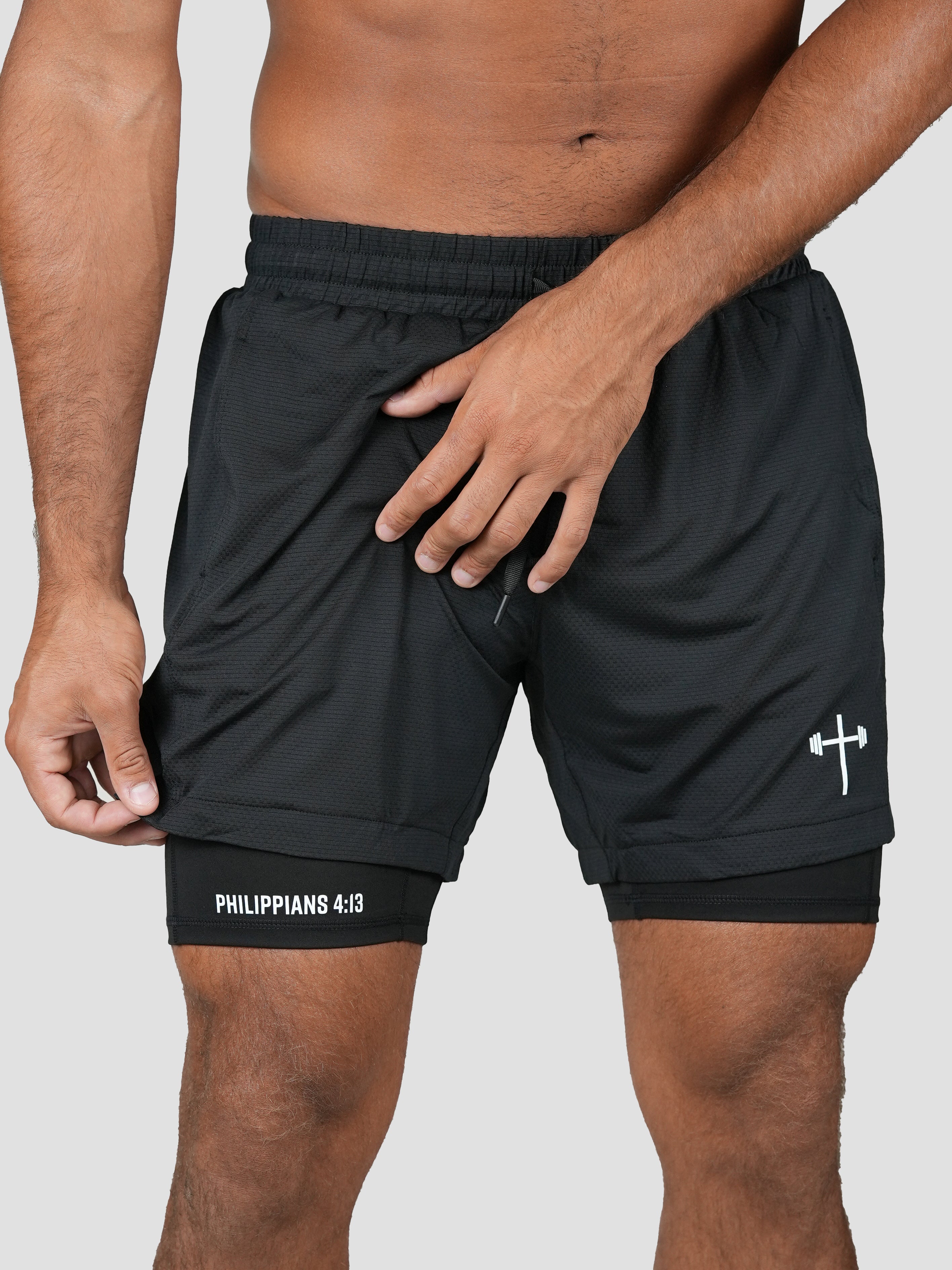Phil 4:13 Liner Shorts - HolStrength