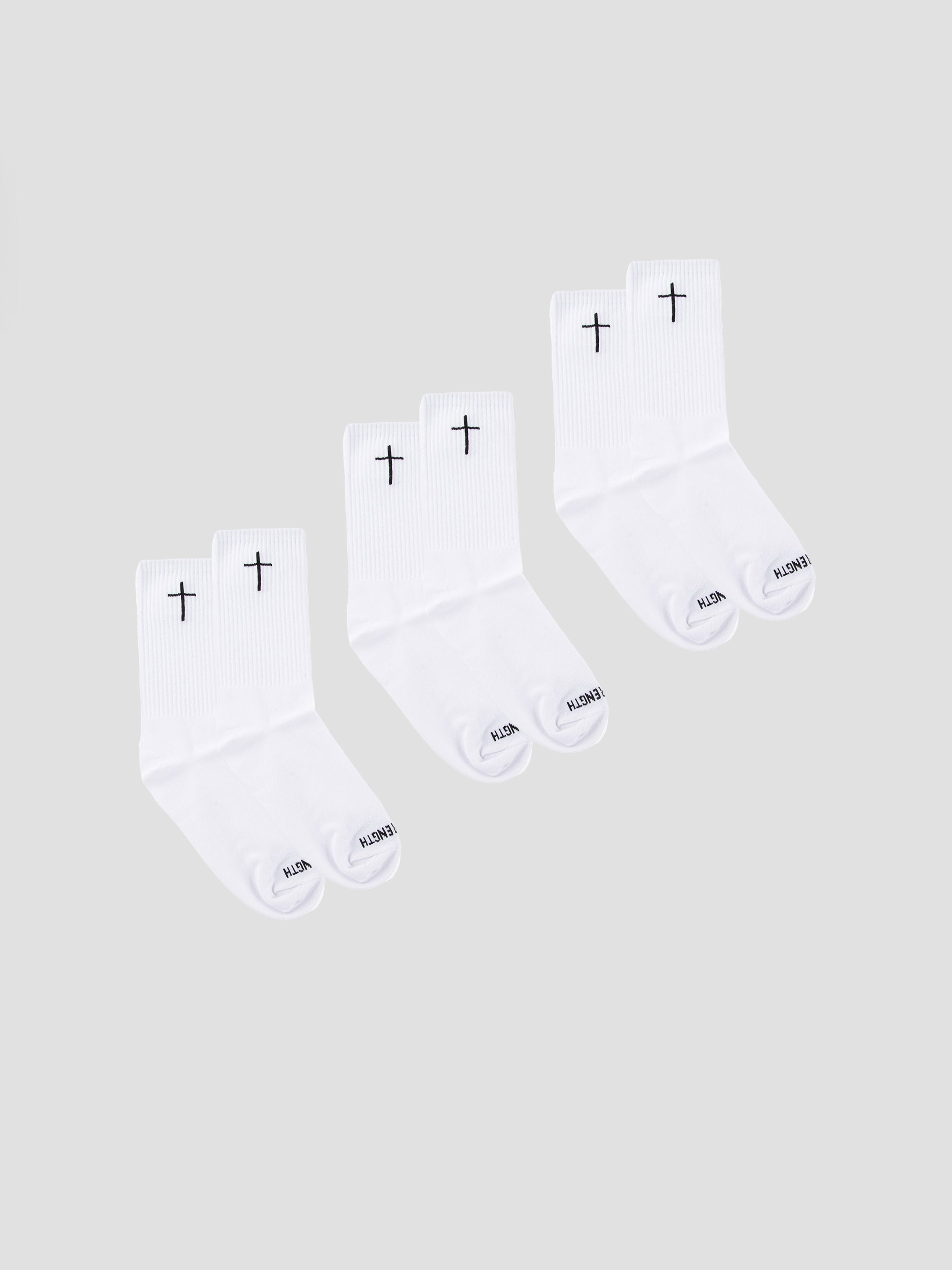 Cross Socks (3 Pair) - HolStrength