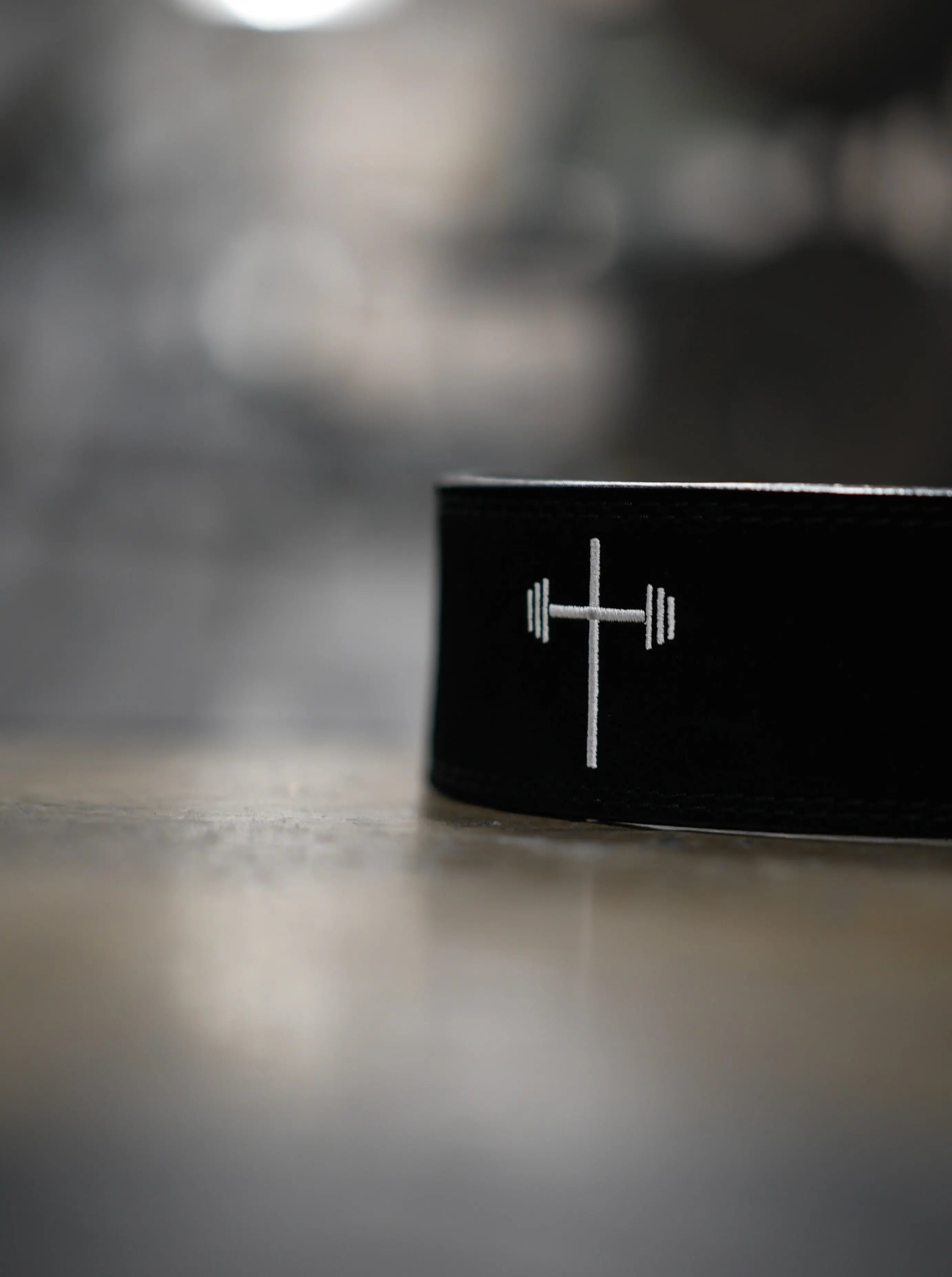 God First 10MM Lever Suede Belt - Black HolStrength