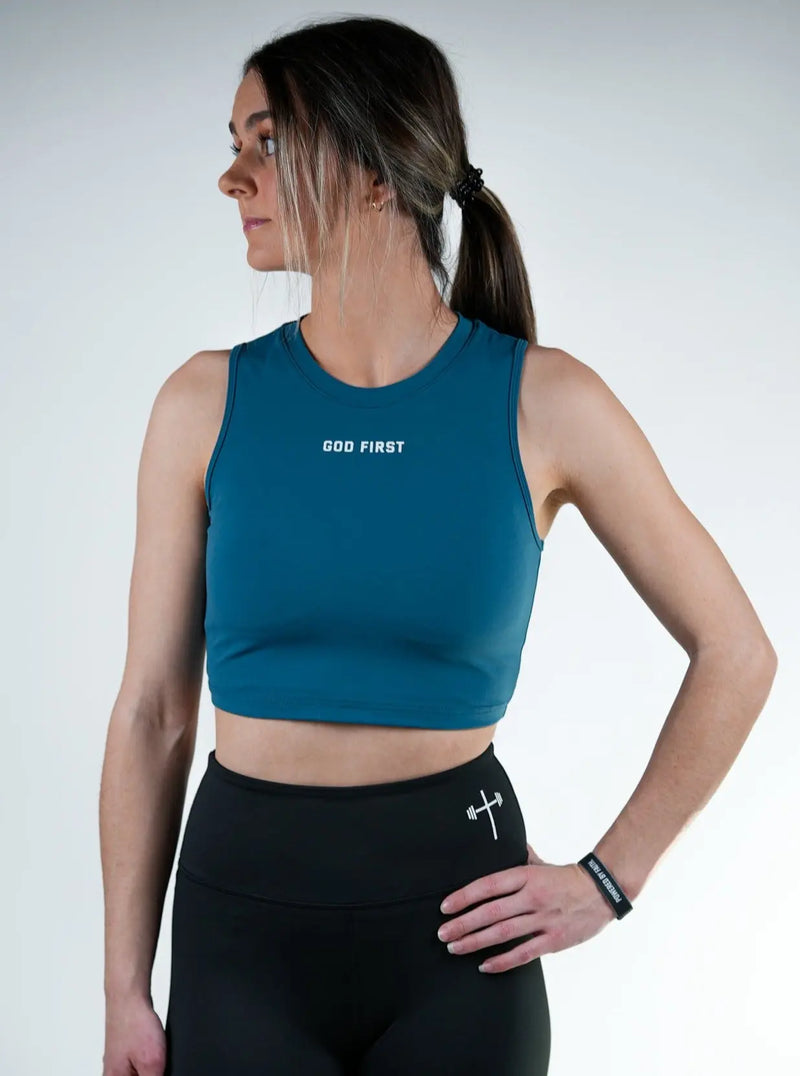 God First Combat Top - Blue HolStrength