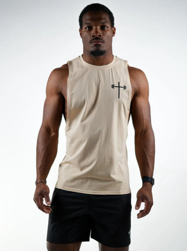 In Christ Alone Cut Off - Tan HolStrength