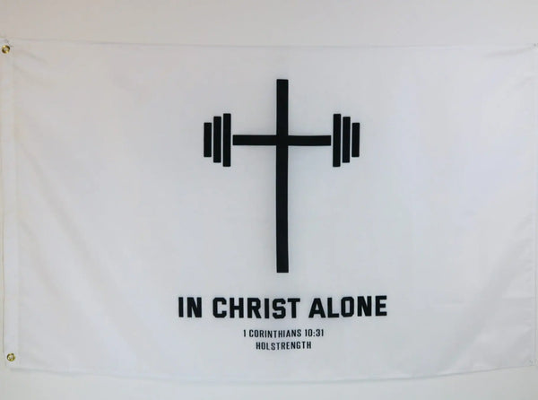 In Christ Alone Flag HolStrength
