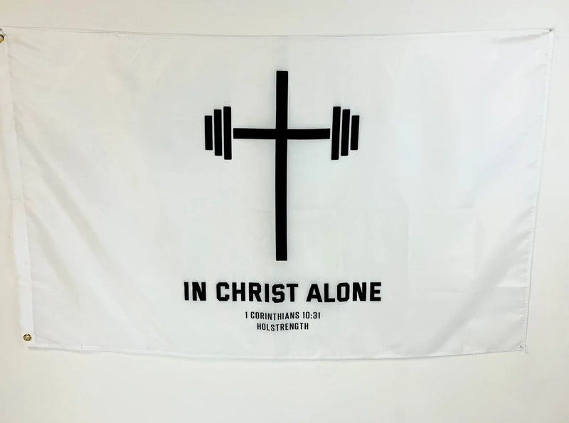 In Christ Alone Flag HolStrength