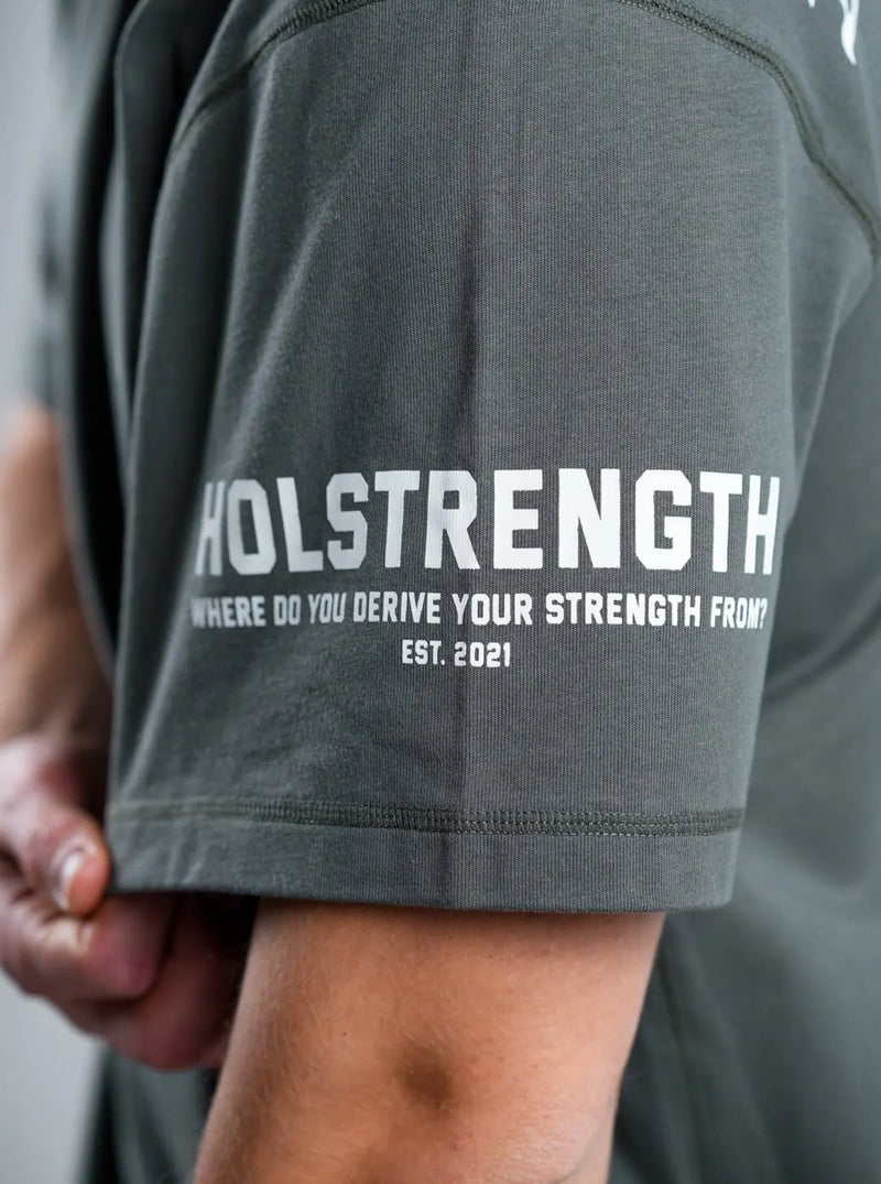 Iron Sharpens Iron Oversized Tee - Iron Grey HolStrength