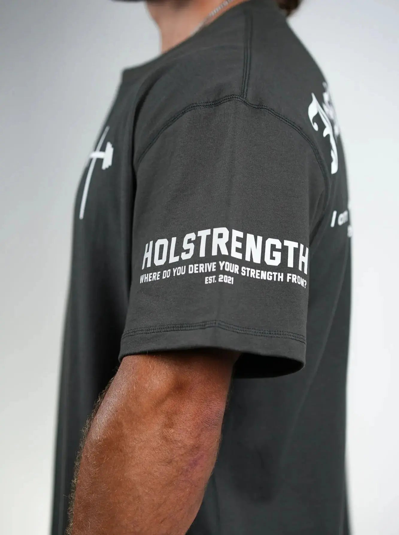 Jesus Is King Oversized Tee HolStrength