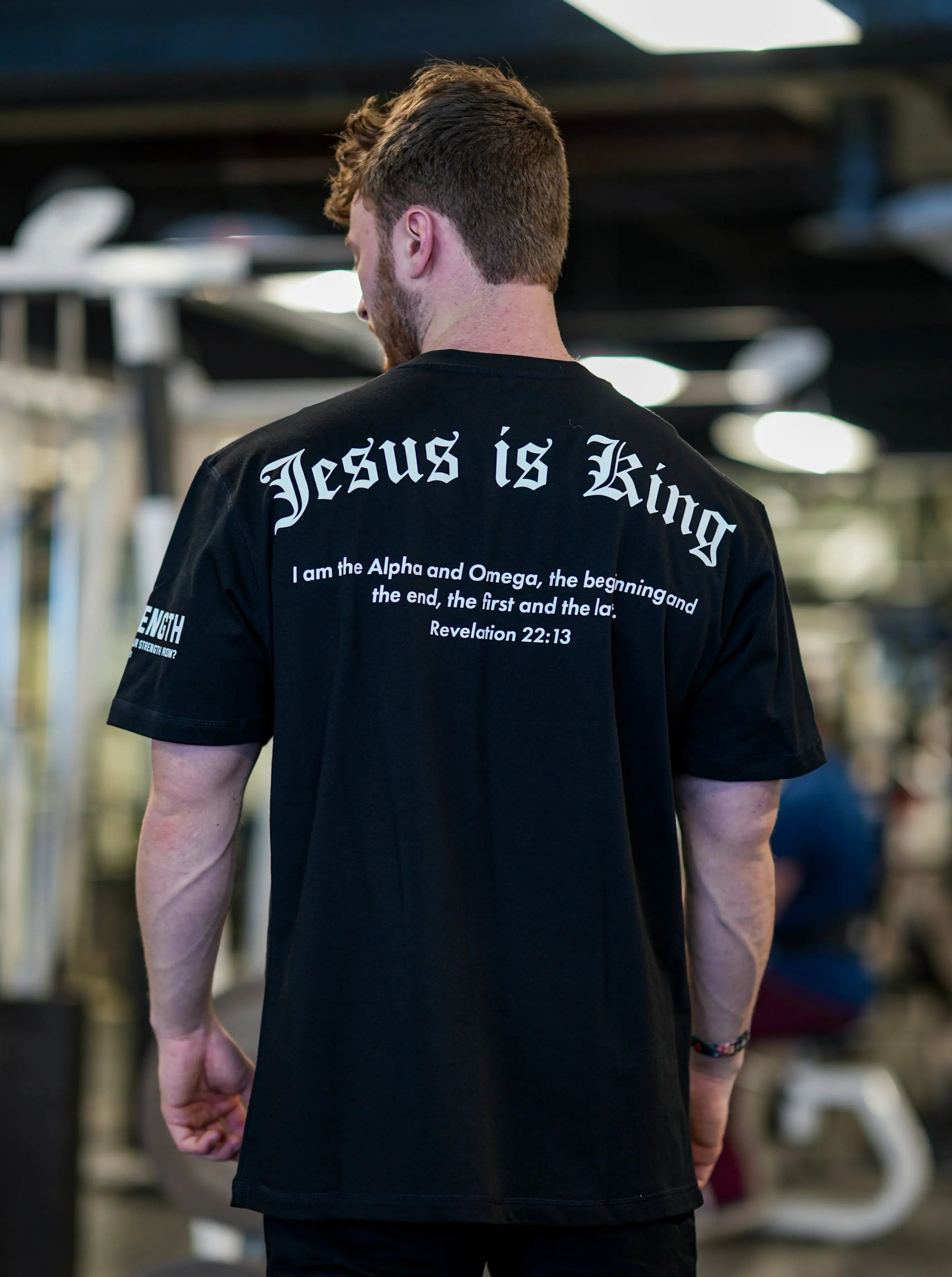 Jesus Is King Oversized Tee HolStrength