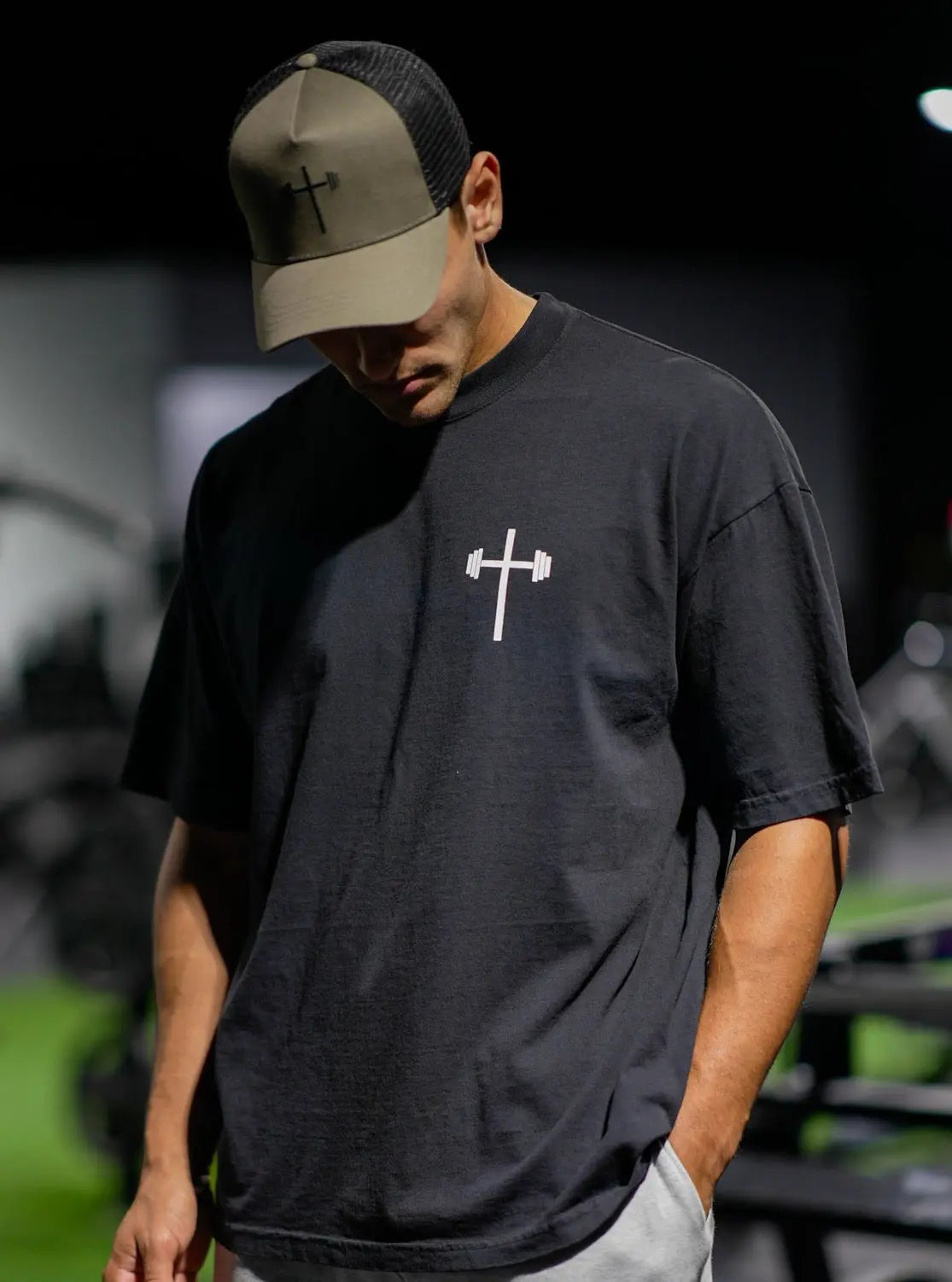 Jesus Is King Tee - Black HolStrength