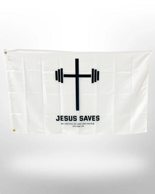 Jesus Saves Flag HolStrength