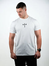 Joshua 1:9 Performance Tee - White HolStrength