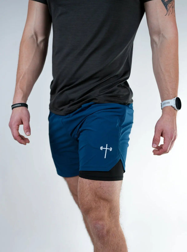 Liner Shorts 7" - Blue HolStrength