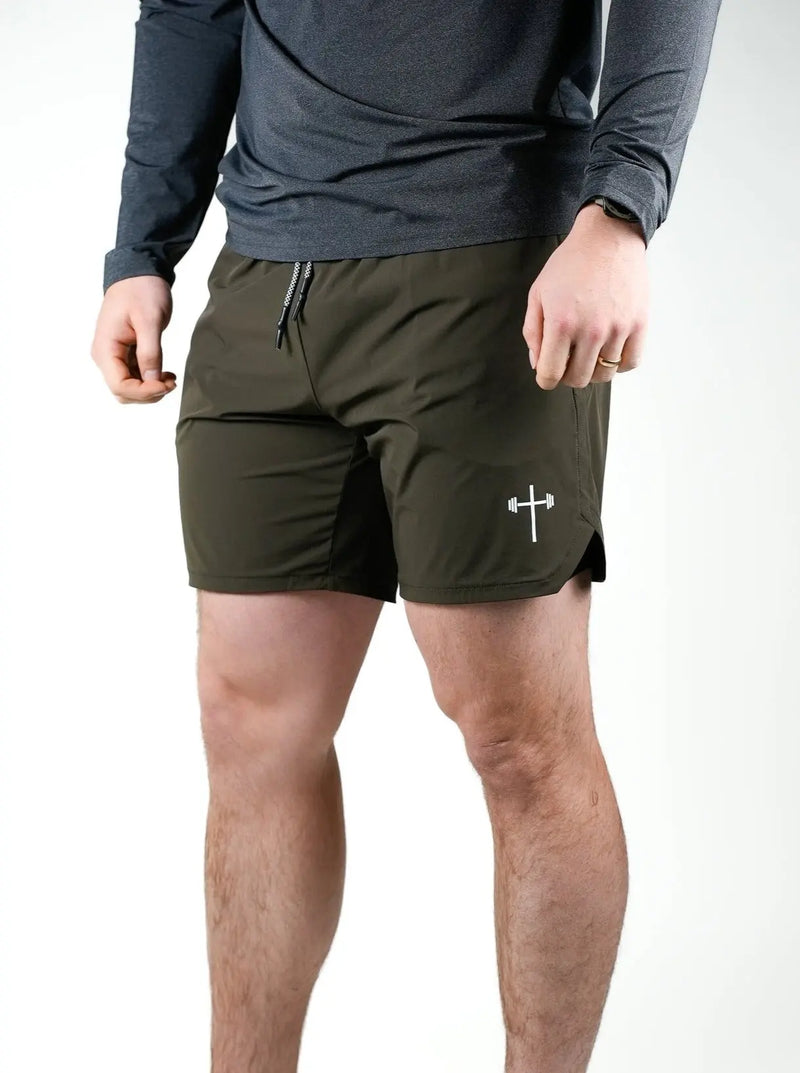 Liner Shorts 7" - Military Green HolStrength