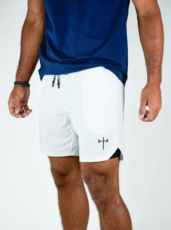Liner Shorts 7" - White HolStrength