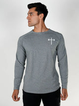 Long Sleeve Performance Tee - Grey HolStrength