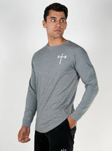 Long Sleeve Performance Tee - Grey HolStrength