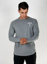 Long Sleeve Performance Tee - Grey HolStrength