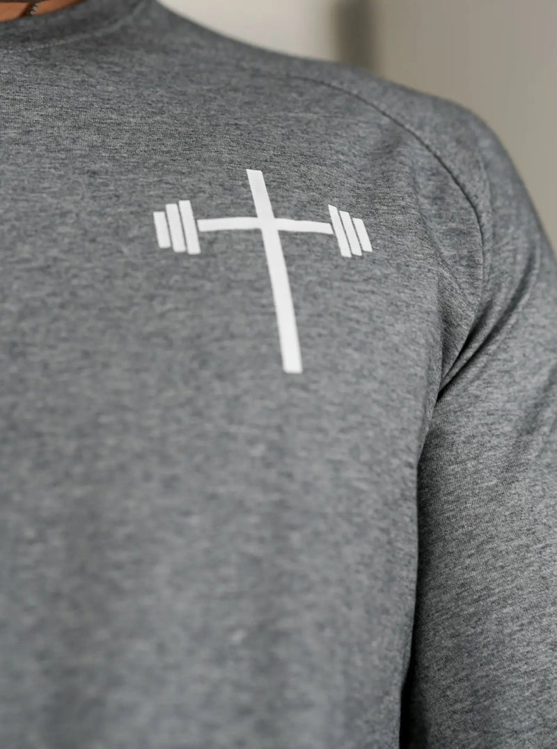 Long Sleeve Performance Tee - Grey HolStrength