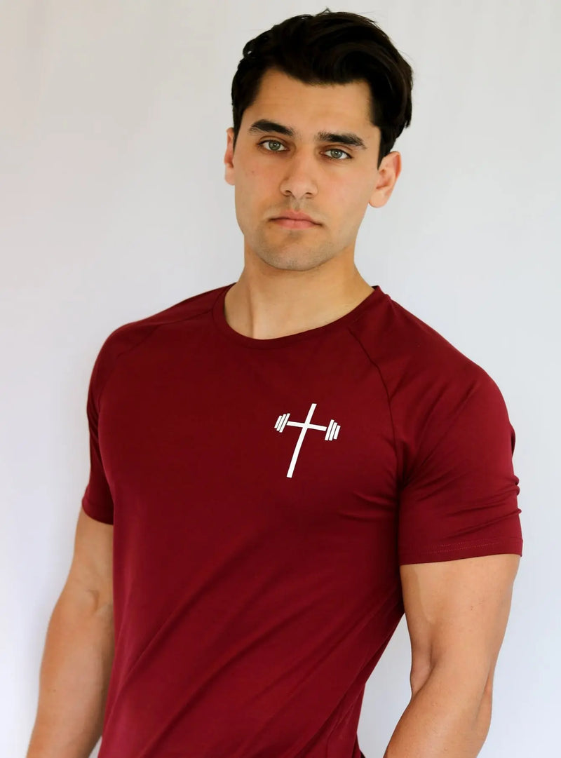 Original Performance Tee - Maroon - HolStrength