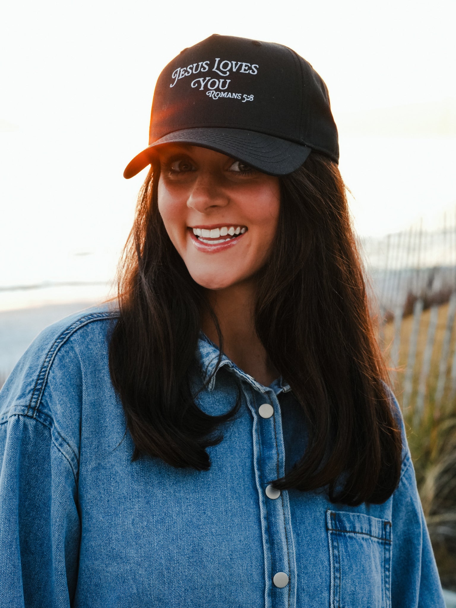 Jesus Loves You Embroidered Hat