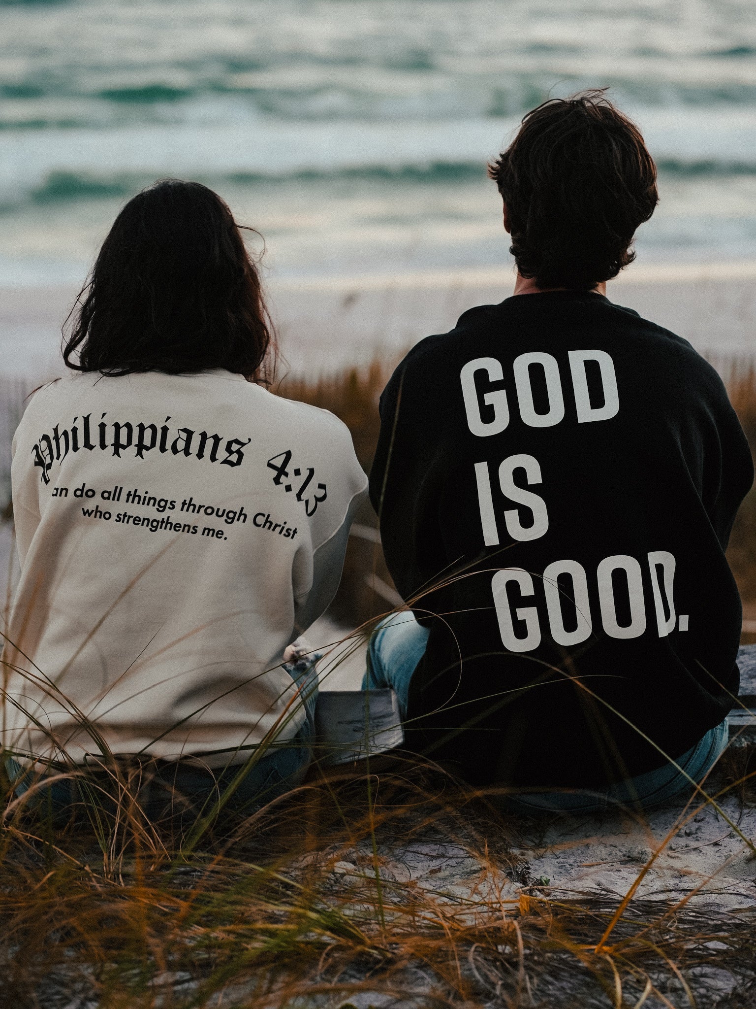 God Is Good Crewneck - HolStrength