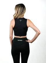 Powered By Faith Combat Top - Black HolStrength