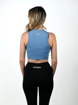 Powered By Faith Combat Top - Light Blue HolStrength