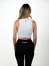 Powered By Faith Combat Top - White HolStrength