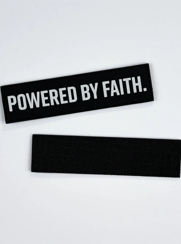 Powered By Faith Velcro Patch HolStrength