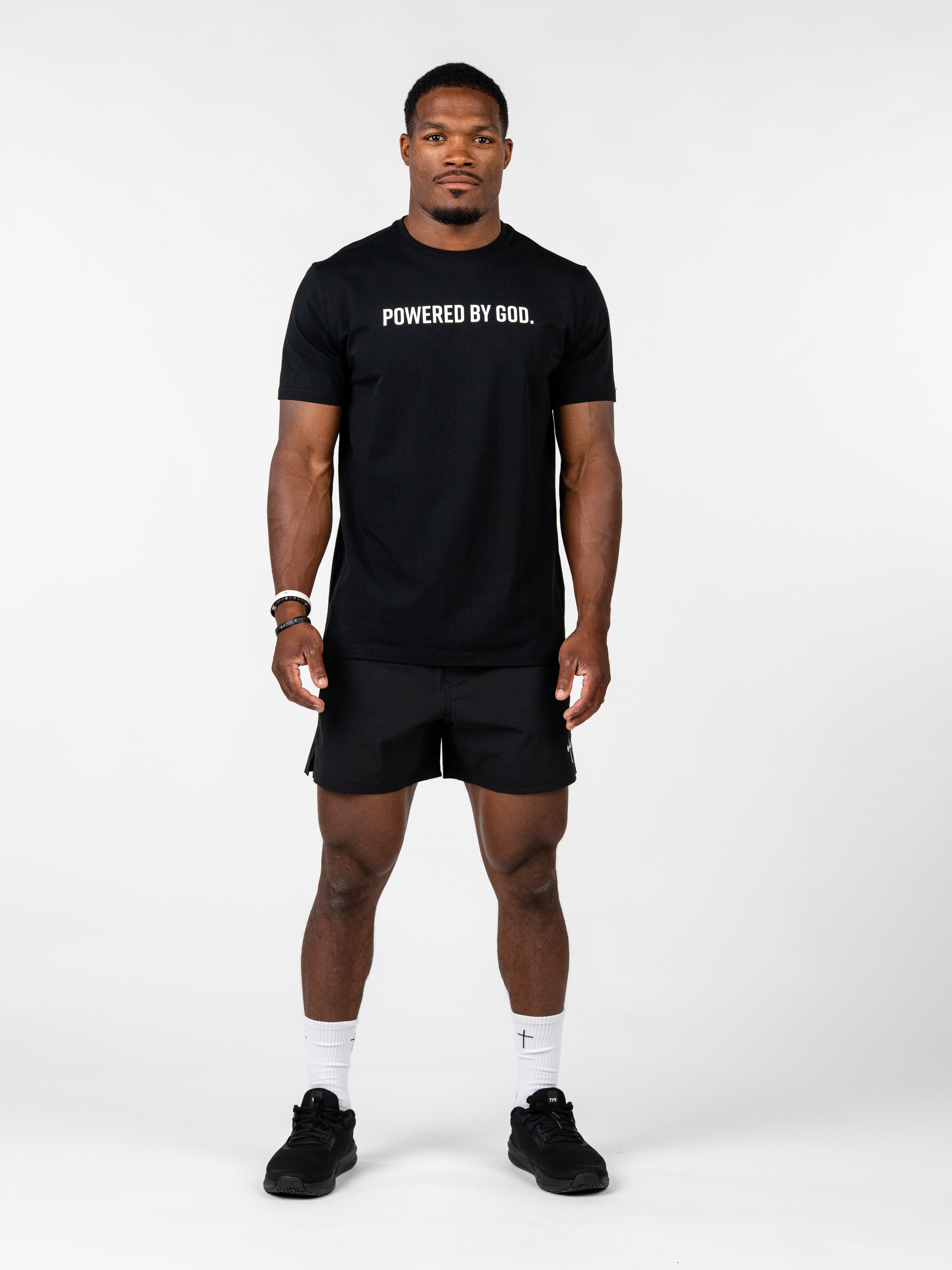 Powered By God Performance Tee
