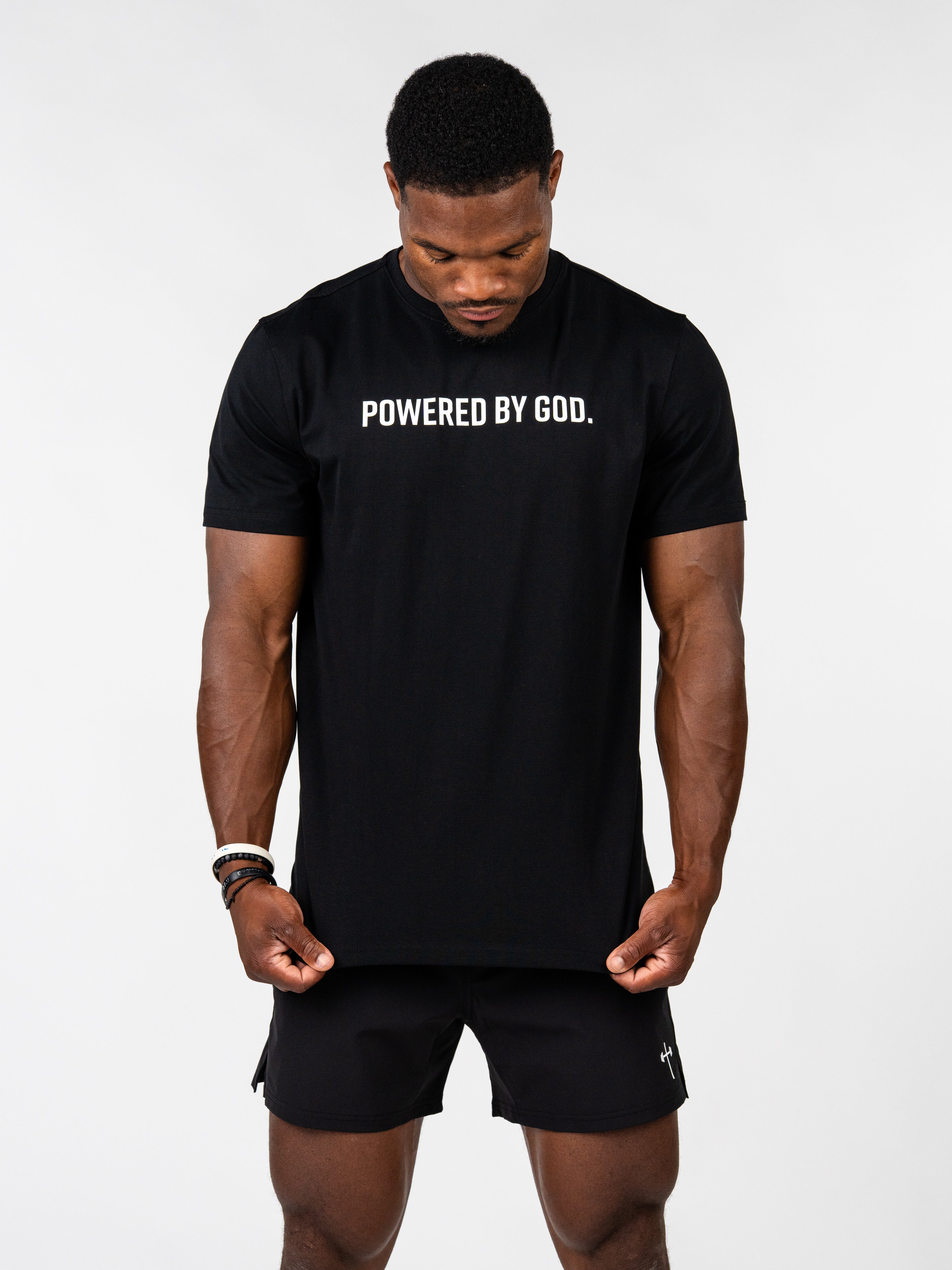 Powered By God Performance Tee