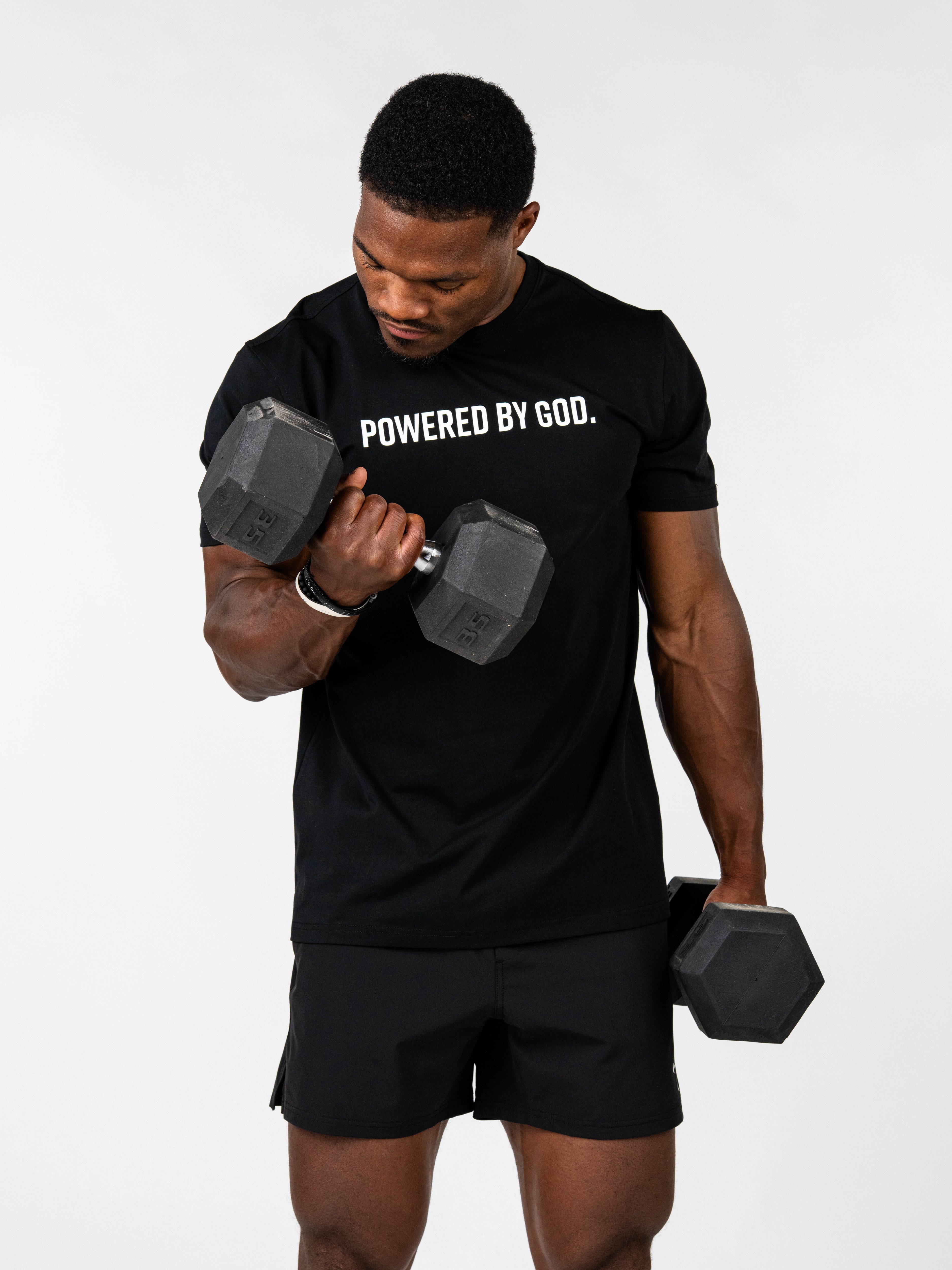 Powered By God Performance Tee