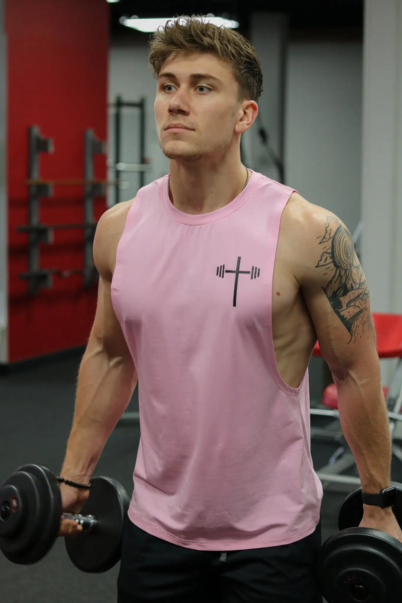 Premium Cut Off - Light Pink HolStrength
