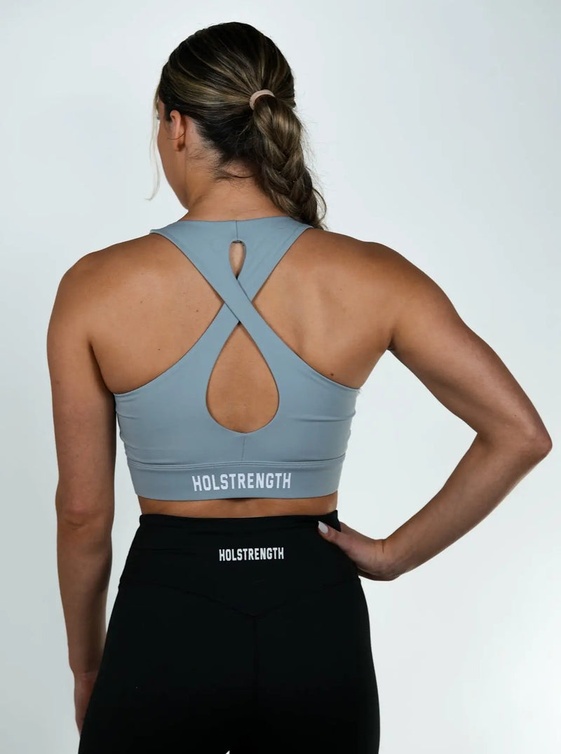 Premium Sports Bra - Grey HolStrength