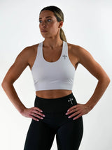Premium Sports Bra - White HolStrength
