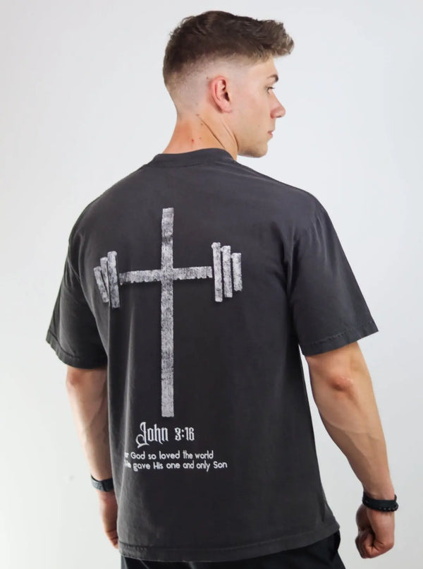 Redeemed Tee - Vintage Black HolStrength