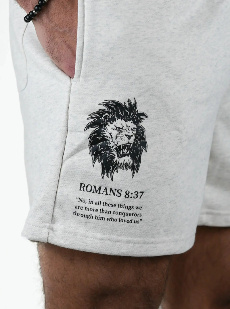 Romans 8:37 Lion Shorts HolStrength