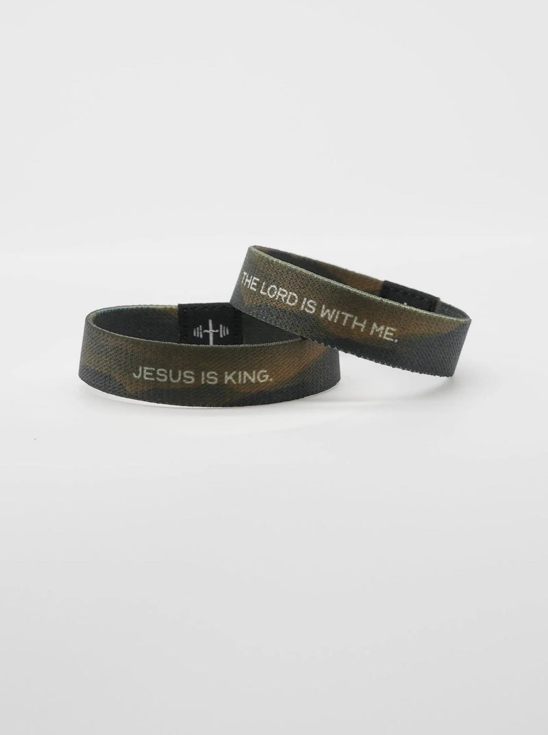 The Lord Is With Me Wristband HolStrength