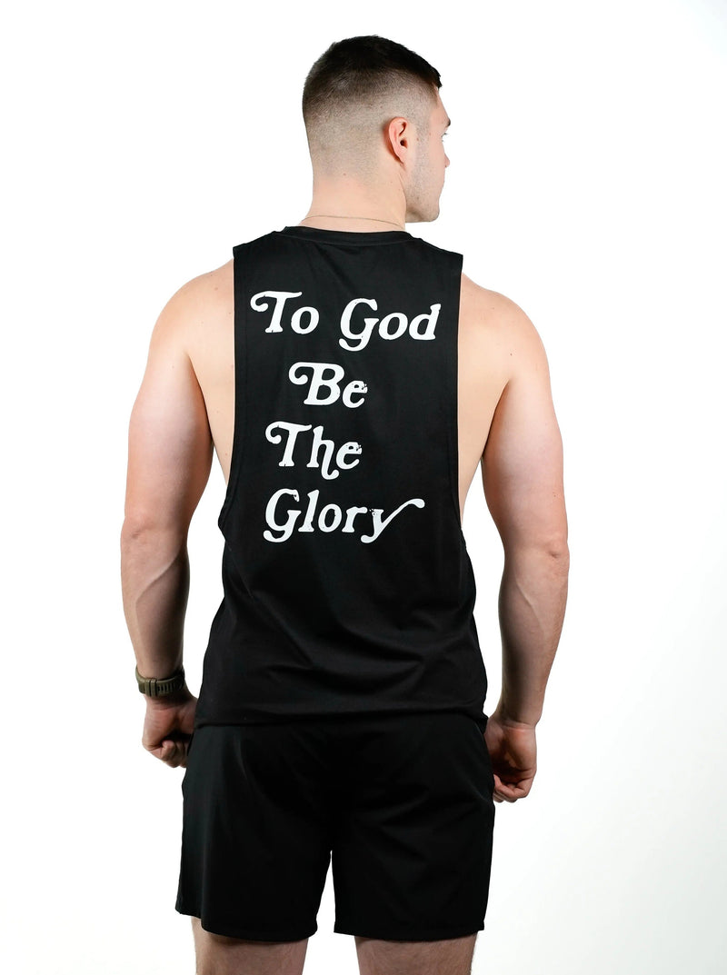 To God Be The Glory Cut Off - Black HolStrength